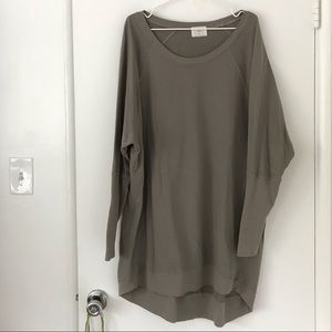 Tunic sweatshirt